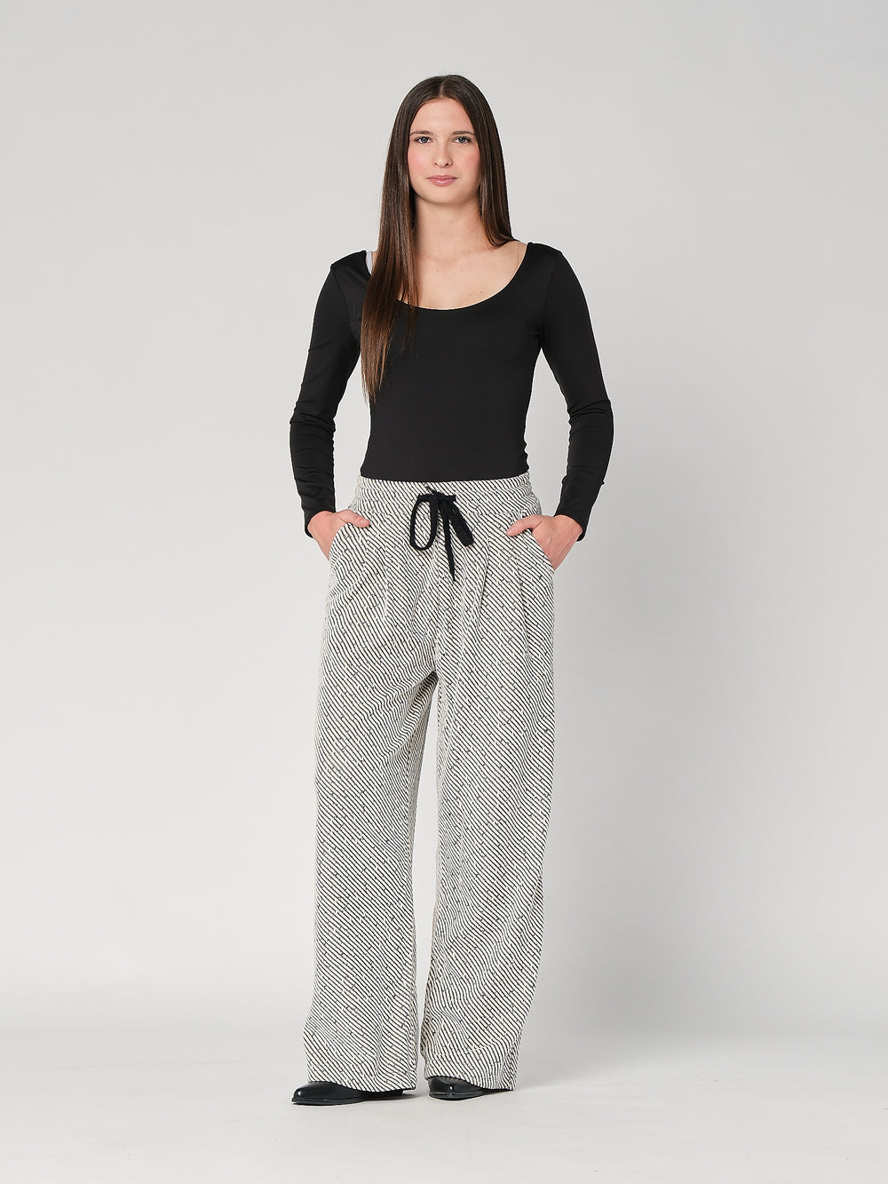 Pantalone con lurex