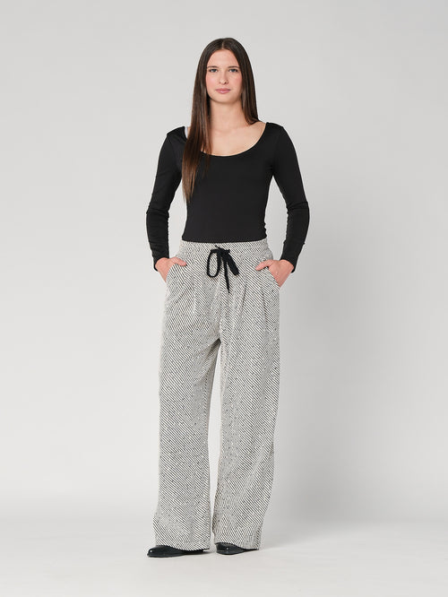Pantalone con lurex