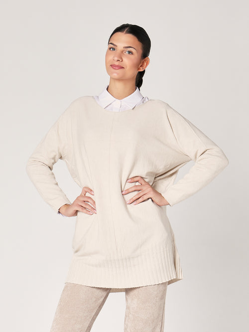 Pullover mit V-Ausschnitt