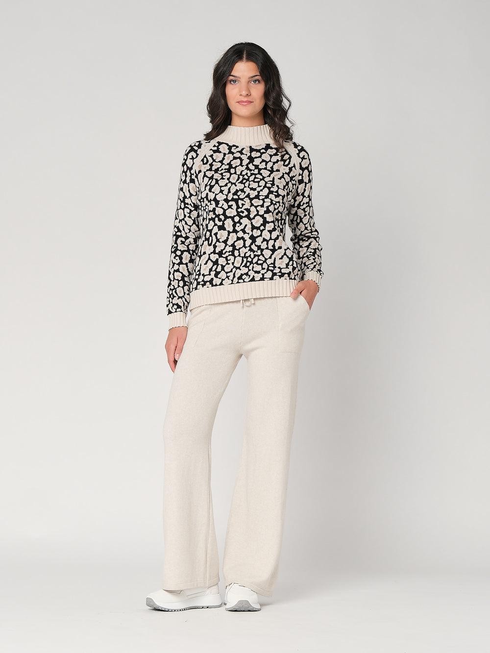 Completo maglia leopardato