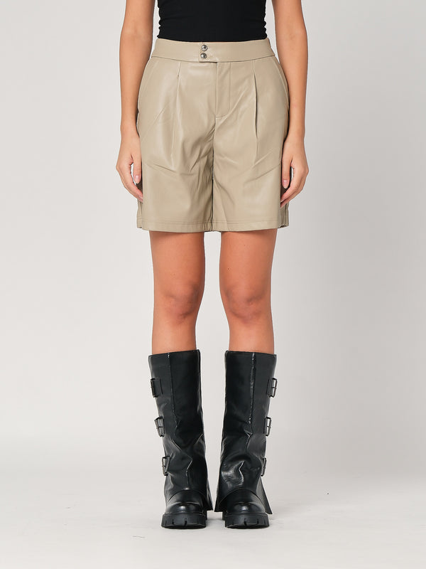 Shorts in ecopelle