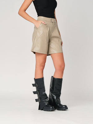 Shorts in ecopelle