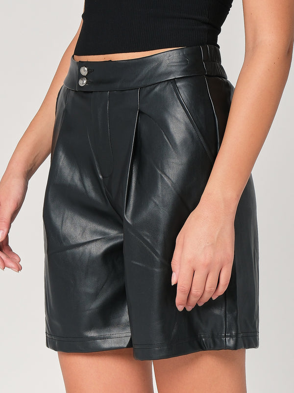 Shorts in ecopelle