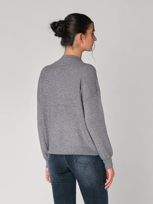 Maglia collo V con bottoni