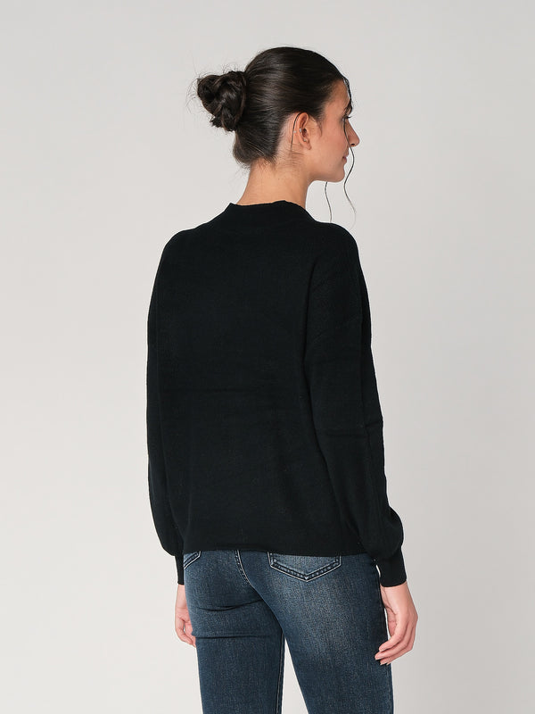 Maglia collo V con bottoni