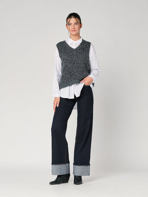 Gilet con paiettes