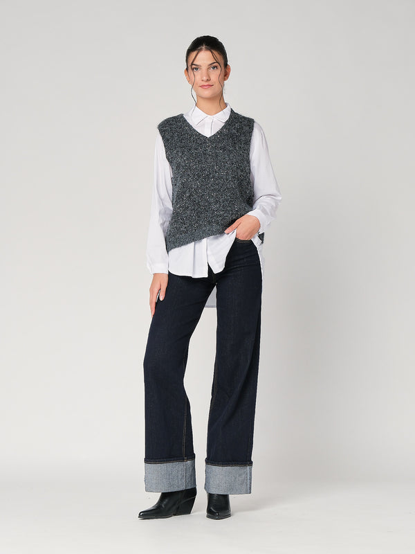 Gilet con paiettes