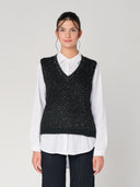 Gilet con paiettes