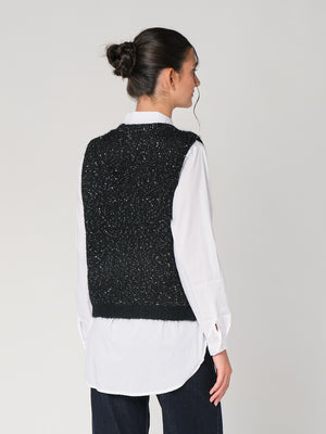 Gilet con paiettes