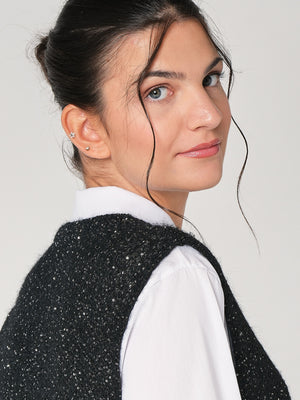 Gilet con paiettes