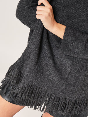 Cardigan con frange