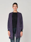 Cardigan con frange
