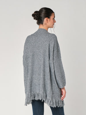 Cardigan con frange