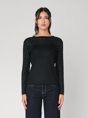 Maglia con strass