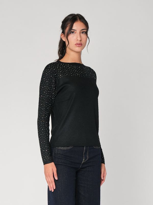 Maglia con strass