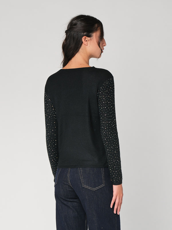 Maglia con strass