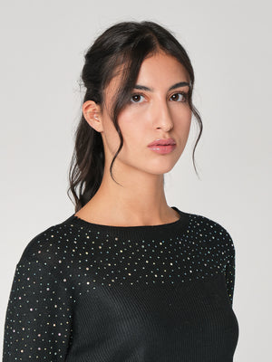 Maglia con strass