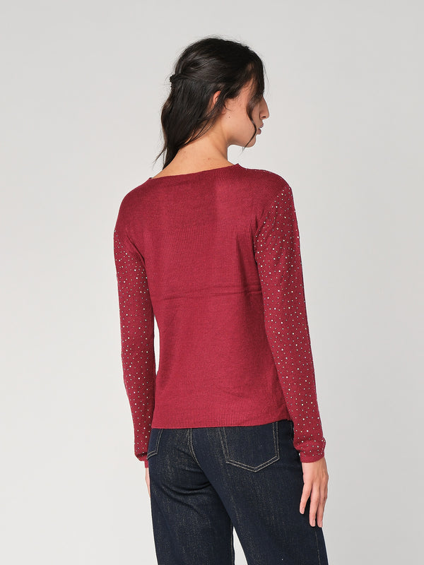 Maglia con strass