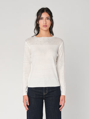 Maglia con strass