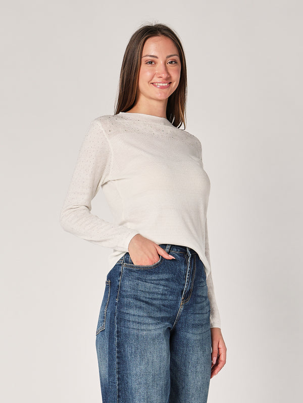 Maglia con strass