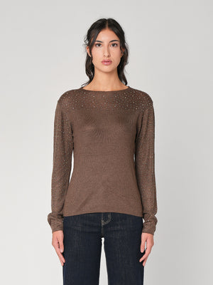 Maglia con strass