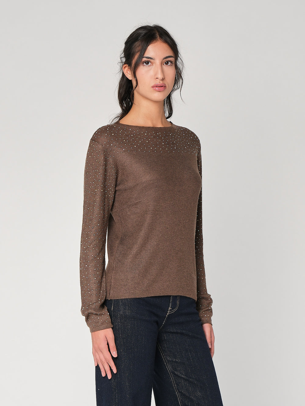 Maglia con strass