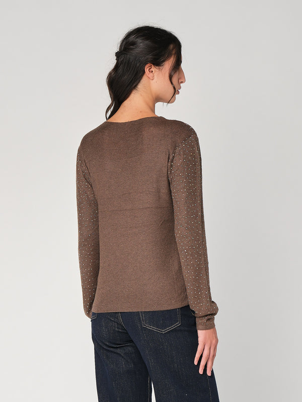 Maglia con strass