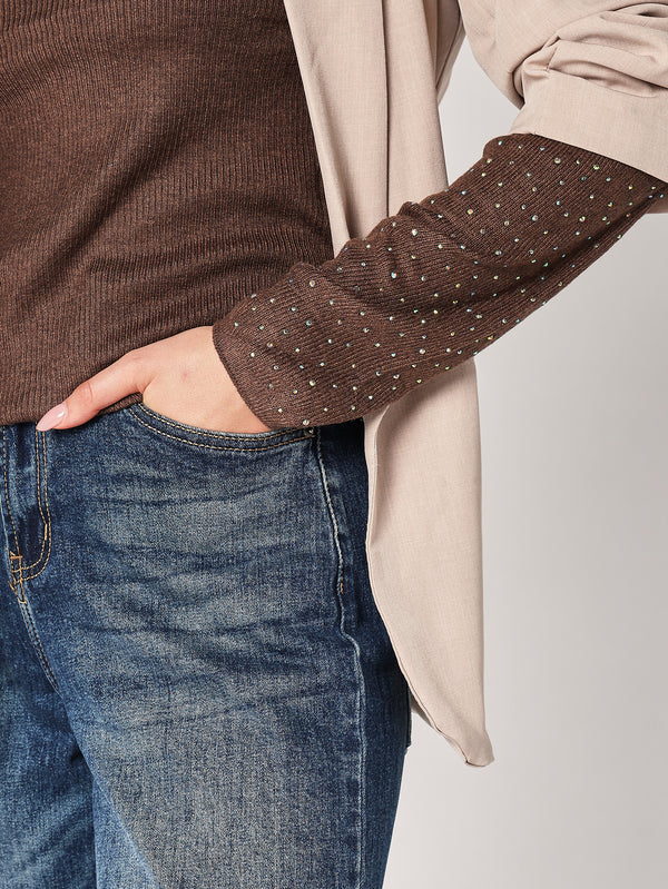 Maglia con strass