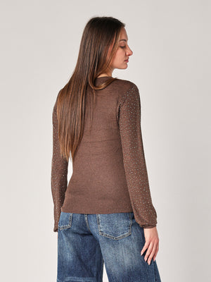 Maglia con strass