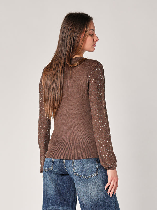 Maglia con strass