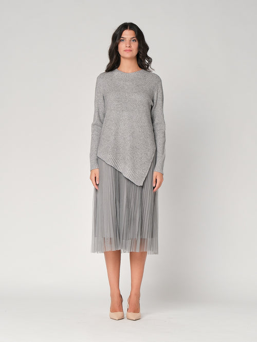 Abito plisse con maglia