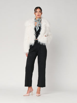 Pelliccia con filo lurex