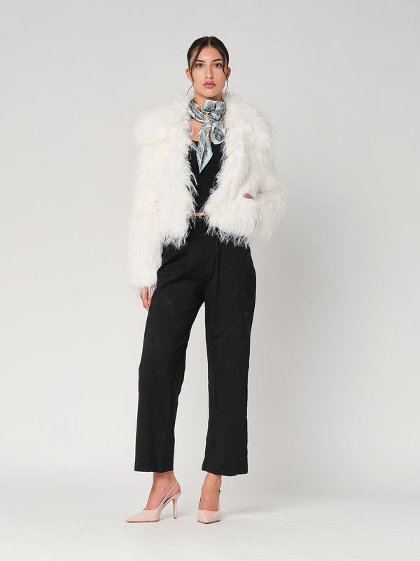 Pelliccia con filo lurex
