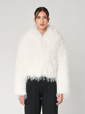 Pelliccia con filo lurex