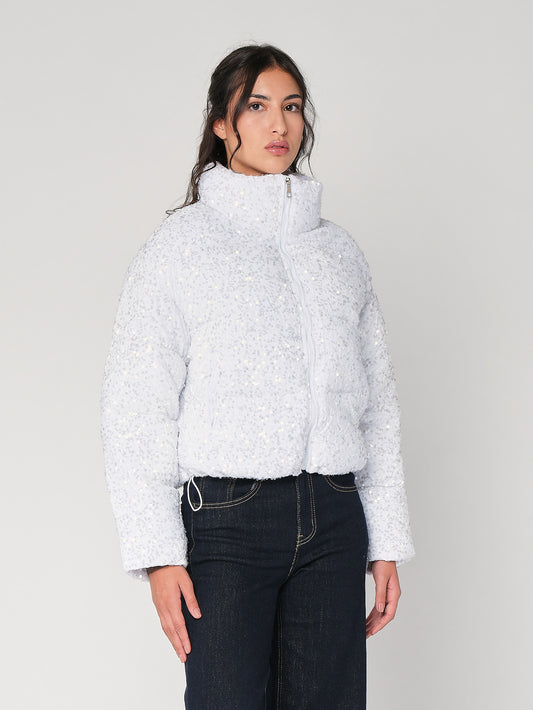 Giubbino con paillettes