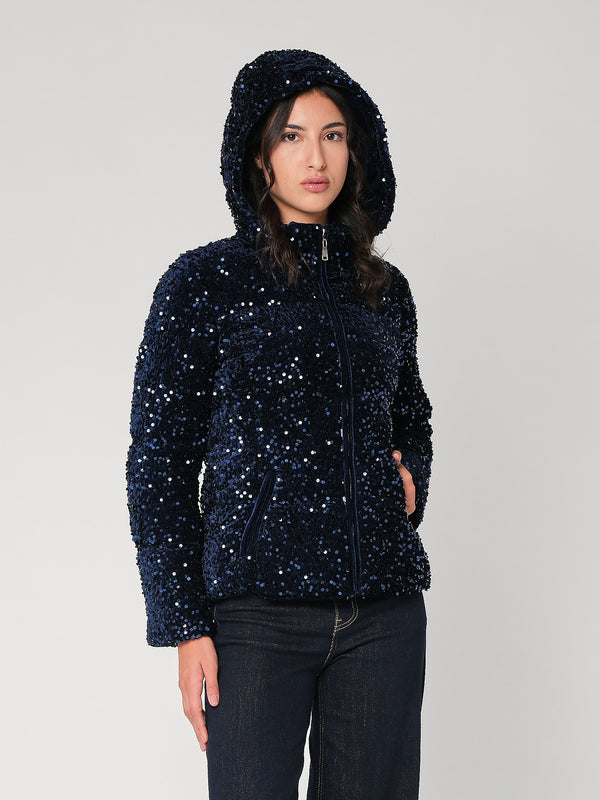 Giubbino con paillettes