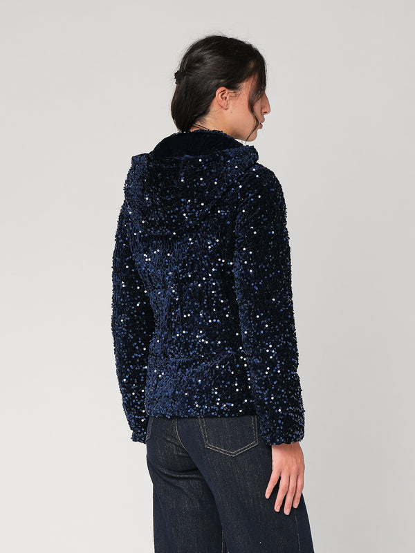 Giubbino con paillettes