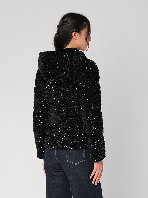 Giubbino con paillettes