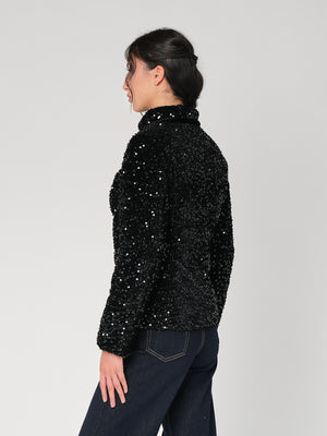 Giubbino con paillettes