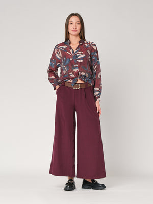 Camicia fantasia collo coreana