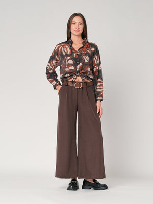 Camicia fantasia collo coreana