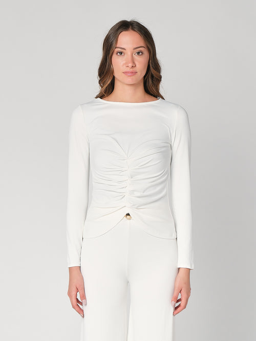 Maglia arricciata