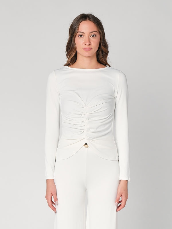 Maglia arricciata