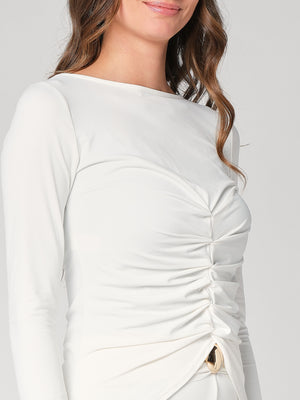 Maglia arricciata