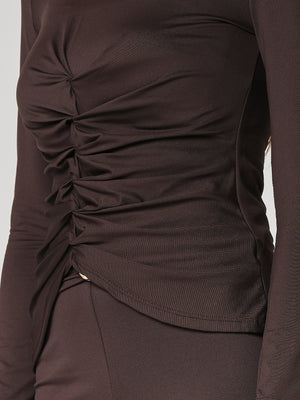 Maglia arricciata davanti