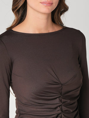 Maglia arricciata davanti
