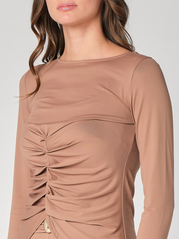 Maglia arricciata