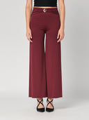 Pantalone a zampa con gioiello