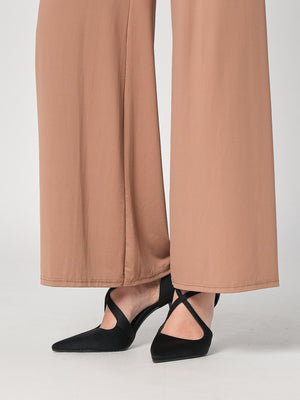 Pantalone a zampa con gioiello