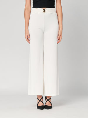 Pantalone a zampa con gioiello